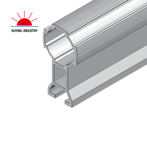 Grooved Slide Rail Adapter Profile for Aluminum Lean Pipe