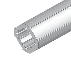D43mm Heavy Duty Reinforced Aluminum Lean Tube