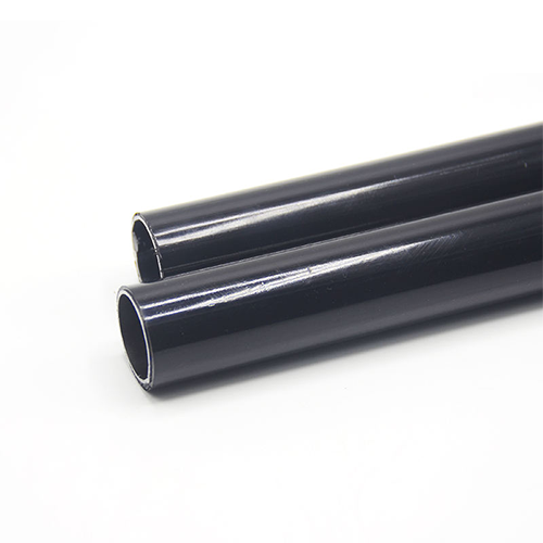 Black D28mm Coated Anti Static Lean Pipe Flexible Steel LeanTube