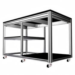 Custom Industrial Aluminum Profiles Cabinet Rack