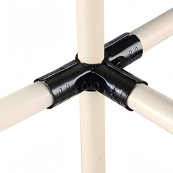 Electrophoresis Lean Tube Fitting Connector | HJ Series Metal Joint for Assembly Line System