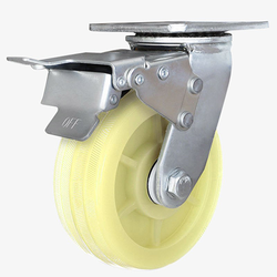 4/5/6 Inch  Flat Nylon Casters  Fixed Casters  Swivel Casters