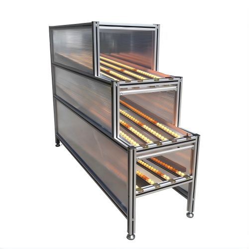 FIFO Flow Rail Shelving