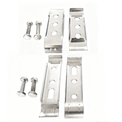 Galvanized Lean Pipe Foot Wheel Connection Clamp
