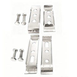 Galvanized Lean Pipe Foot Wheel Connection Clamp