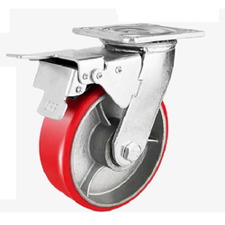 Polyurethane Core Flat Plate Casters