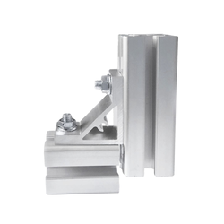 90 Degree Connecting Corner Aluminum Profile