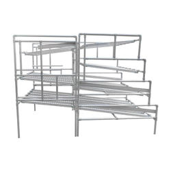 Aluminum Alloy Lean Pipe FIFO Flow Rack for Warehouse
