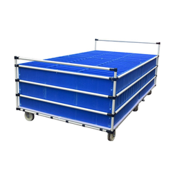 PP Corrugated Board Divider Parts Handling Trolley