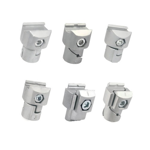 Universal Aluminum Lean Tube Right Angle Inner Connector
