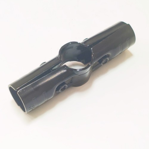 SPCC Carbon Steel Electrophoretic Lean Tube Connector Black Lean Pipe Joint