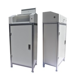Aluminum Profile Industrial Control Cabinet Vertical IPC PC Electrical Control Cabinet for Automation Production Line