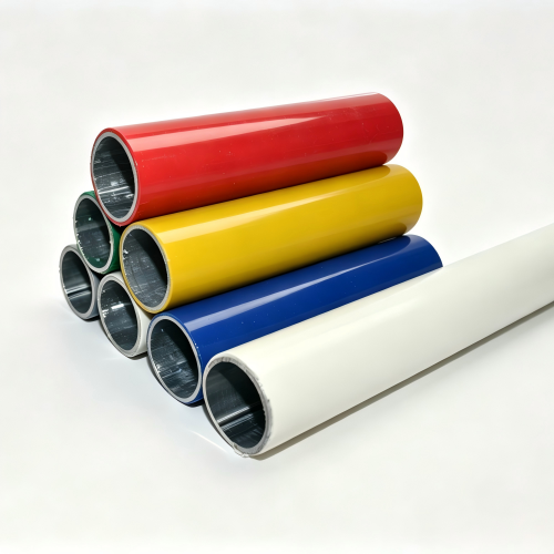 Flexible Composite Pipe 28mm Plastic Coated Lean Tube Wire Rod for Lean Workbench Warehouse Storage Rack