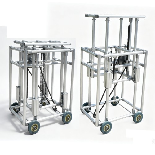 LCIA Low Cost Automation Gravity Reciprocating Trolley Lean Production Material Handling Cart No Electric