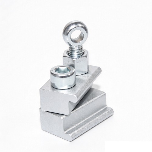 Factory Supply Aluminum Alloy Lean Pipe Swing Bolt Fastener Lean Tube Spring Accessories Mounting for Workshop Rack Fitting