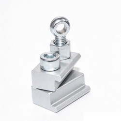 Factory Supply Aluminum Alloy Lean Pipe Swing Bolt Fastener Lean Tube Spring Accessories Mounting for Workshop Rack Fitting